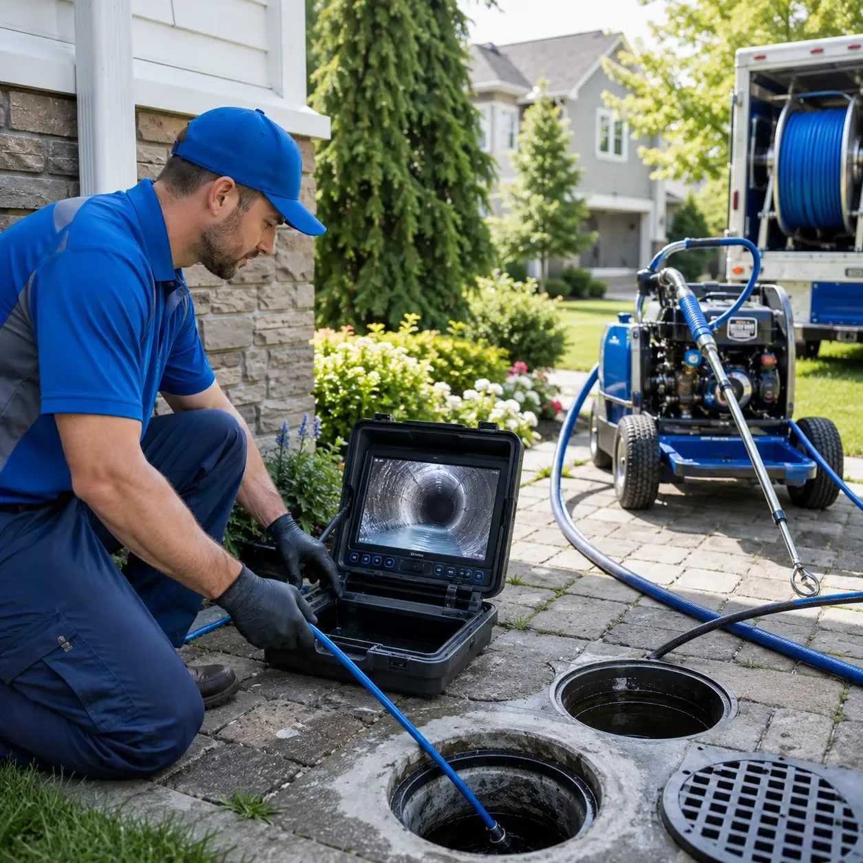 Outdoor drain cleaning professionals serving Curtis, AR